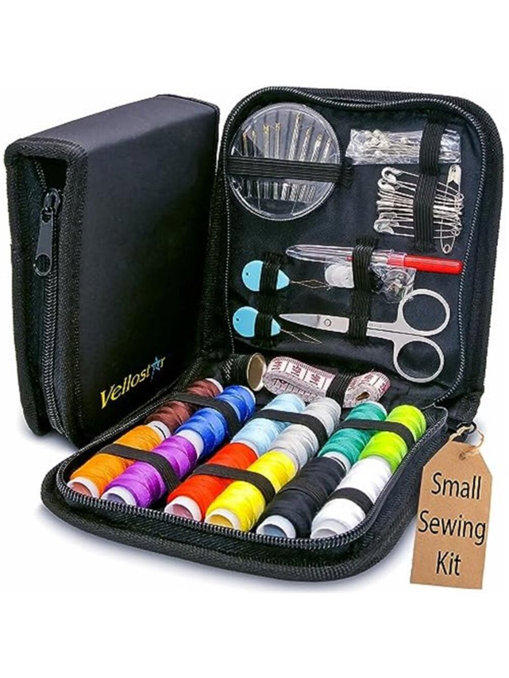Small Sewing Kit for Beginners –Portable Needle & Thread Travel Kit Thread Color